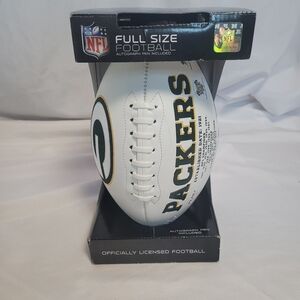 Greenbay Packers NFL Full Size Signature Series Autograph Football